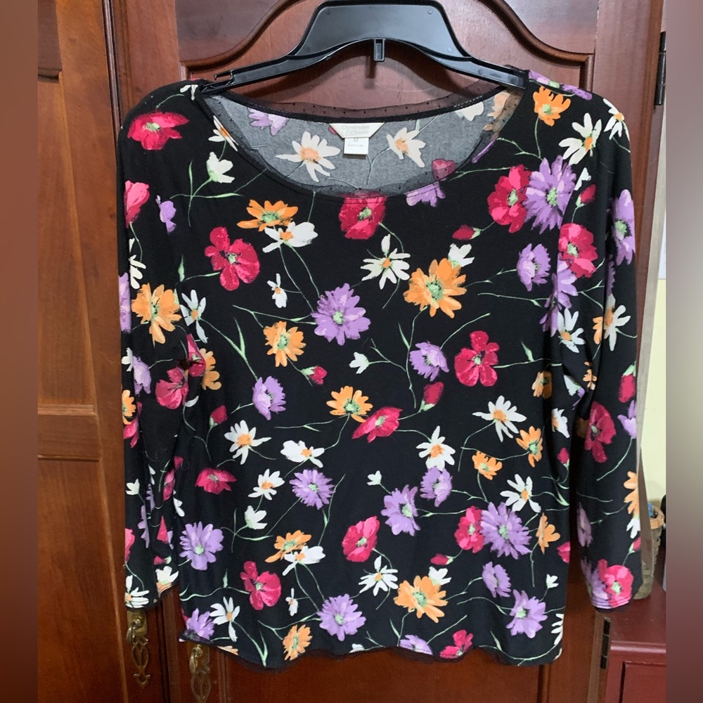 Christopher & Banks women’s floral shirt